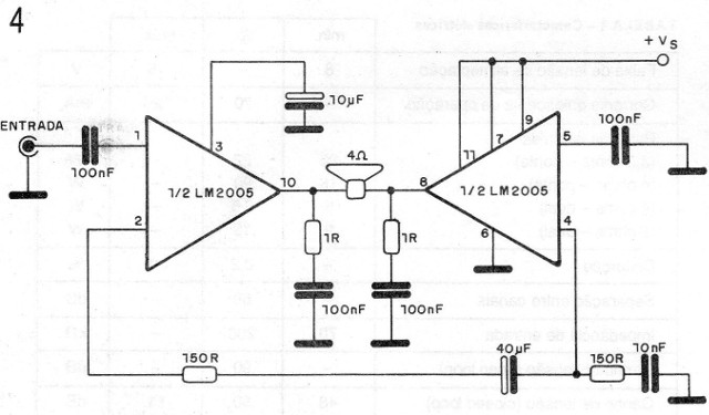 Figura 4 – Circuito com mínimo de componentes
Figura 4 – Circuito com mínimo de componentes