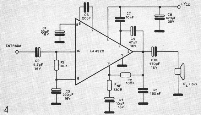 Figura 4 – Circuito aplicativo
