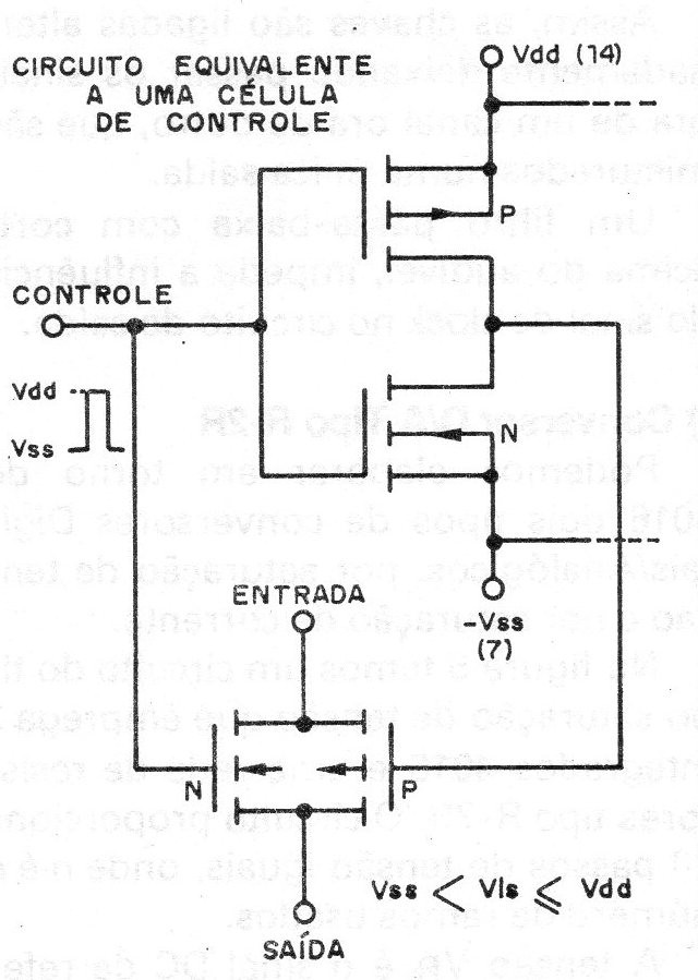 Figura 2- Circuito equivalente a cada chave
