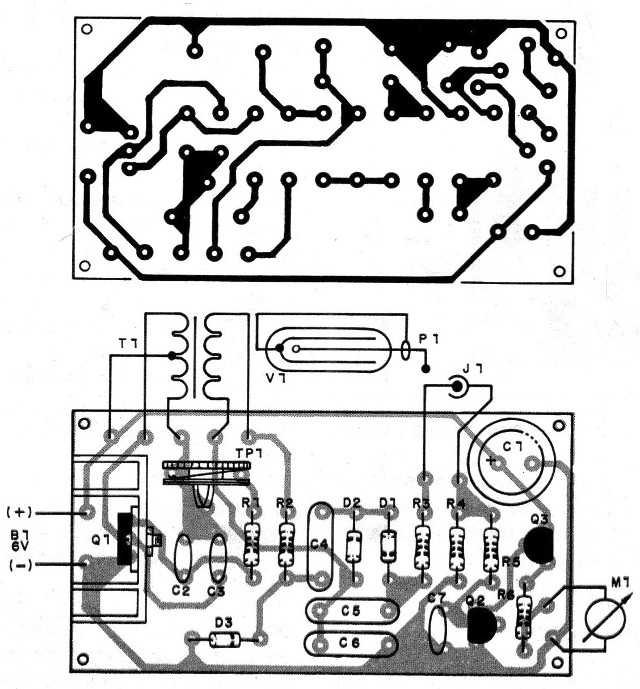 Figura 11 – Placa para o circuito 3
Figura 11 – Placa para o circuito 3