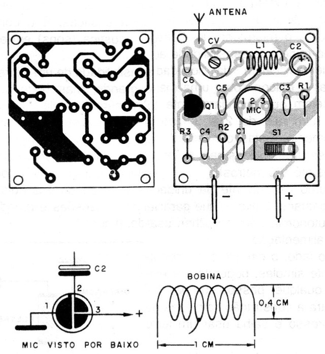 Figura 4 – Placa para a montagem
Figura 4 – Placa para a montagem