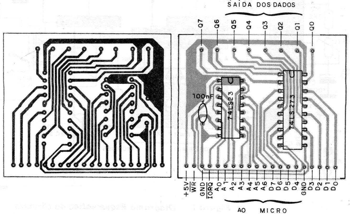 Figura 2 – placa de circuito impresso para o projeto
