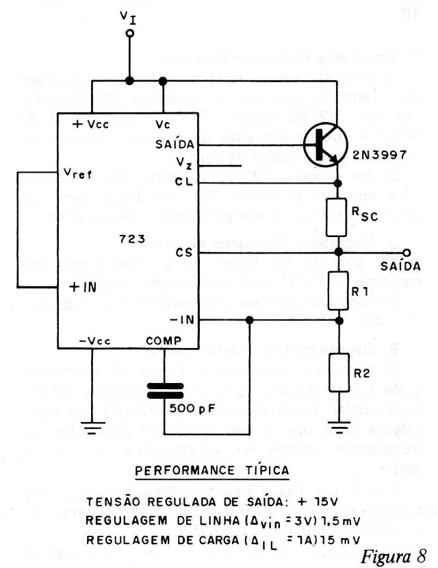 Figura 8 – Regulador positivo com transistor
