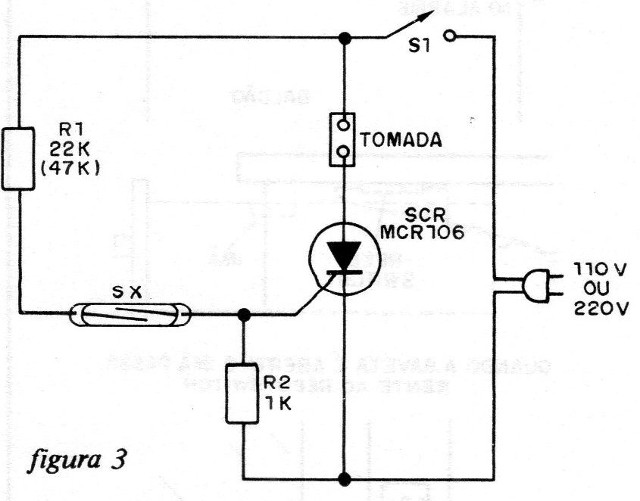    Figura 3 – Circuito para a rede de energia
