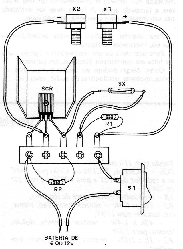    Figura 6 – Montagem em ponte de terminais
