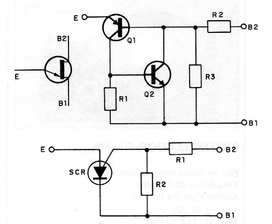 Figura 8 – O transistor unijunção
