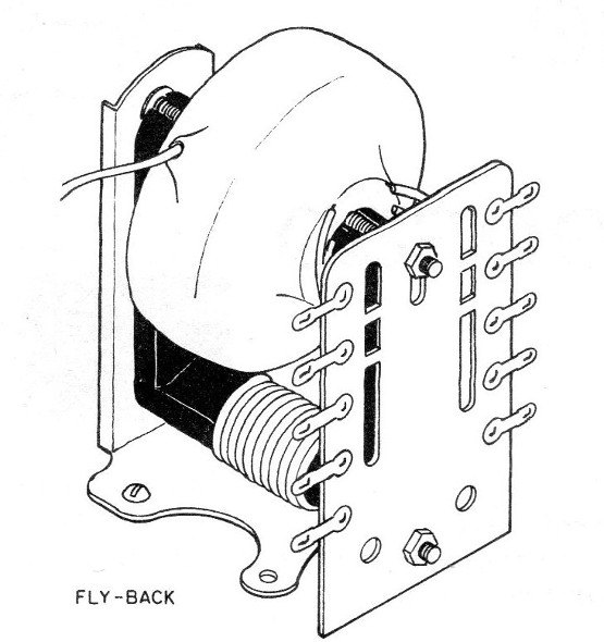    Figura 2 – O transformador de alta tensão
