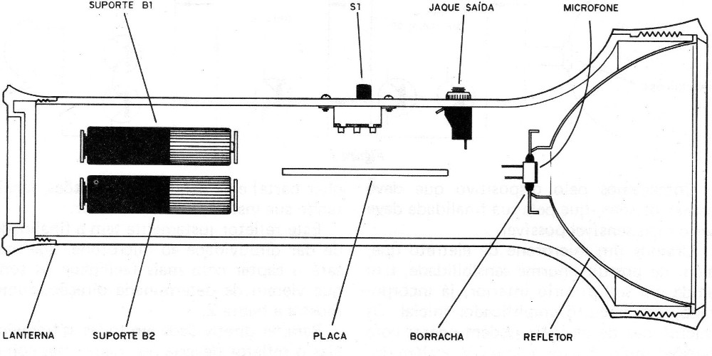 Figura 3 – adaptando o circuito numa lanterna
