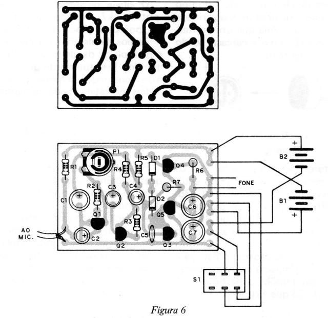 Figura 6 – Placa para a montagem
Figura 6 – Placa para a montagem