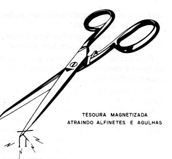 Figura 3 – Tesoura magnetizada
Figura 3 – Tesoura magnetizada