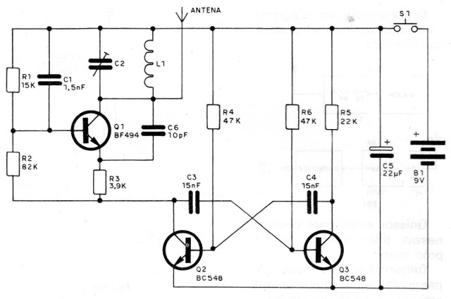 Figura 3 – Circuito do transmissor
