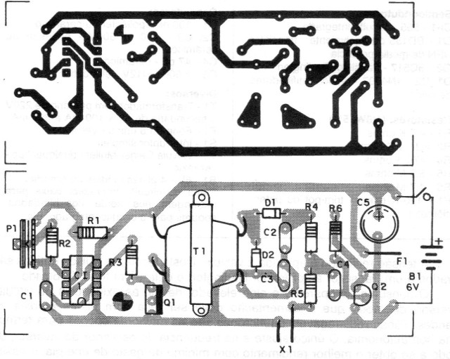 Figura 3 – Placa para a montagem
Figura 3 – Placa para a montagem