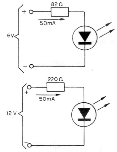 Figura 5 – Ligação correta de LEDs
