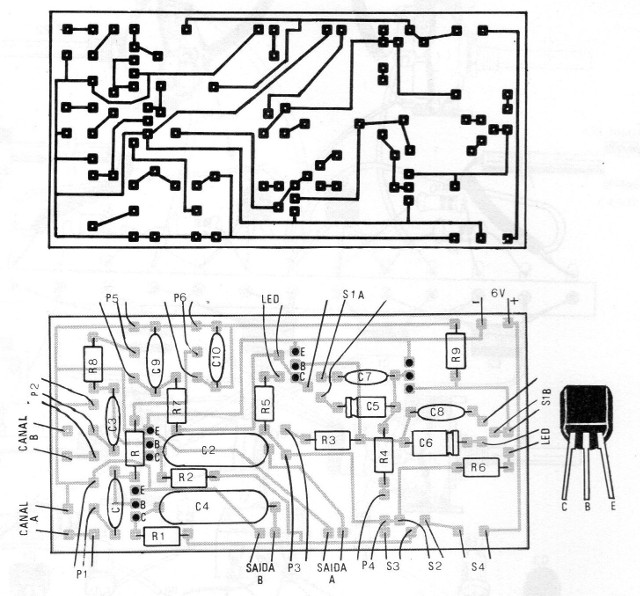 Figura 9 – Placa para a montagem
Figura 9 – Placa para a montagem