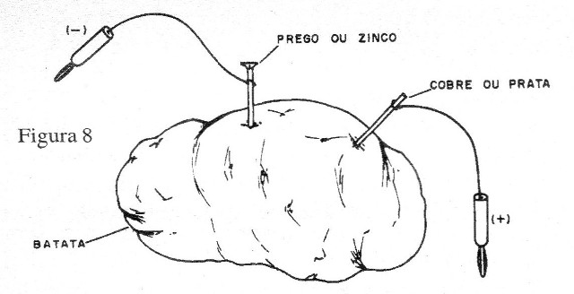 Radio Alimentado por Água e Sal, Batata, Terra ou Laranja
