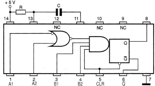 Monoestáveis TTL 74121 74122 e 74123
Monoestáveis TTL 74121 74122 e 74123