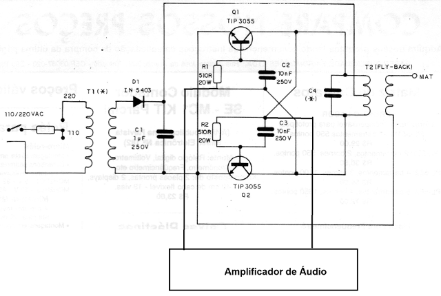 Projetando um Alto falante de Plasma
