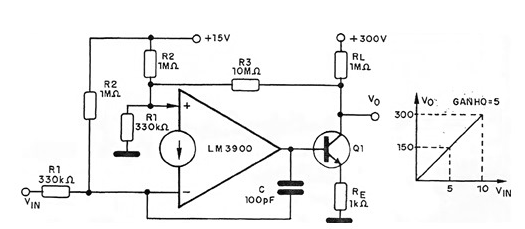 Conheça os Amplificadores Operacionais de Corrente LM3900 - IV
Conheça os Amplificadores Operacionais de Corrente LM3900 - IV