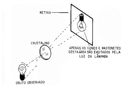 Figura 3 – Como se forma a imagem no olho
Figura 3 – Como se forma a imagem no olho