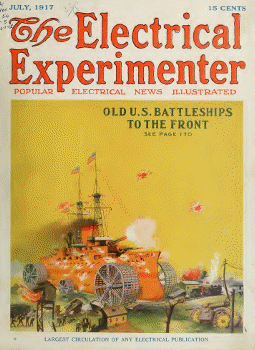Figura 1 – The Electrical Experimenter, edição de julho de 1917
