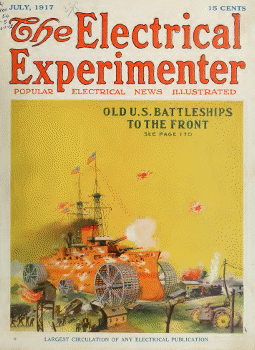 Figura 1 – The Electrical Experimenter, edição de julho de 1917
Figura 1 – The Electrical Experimenter, edição de julho de 1917