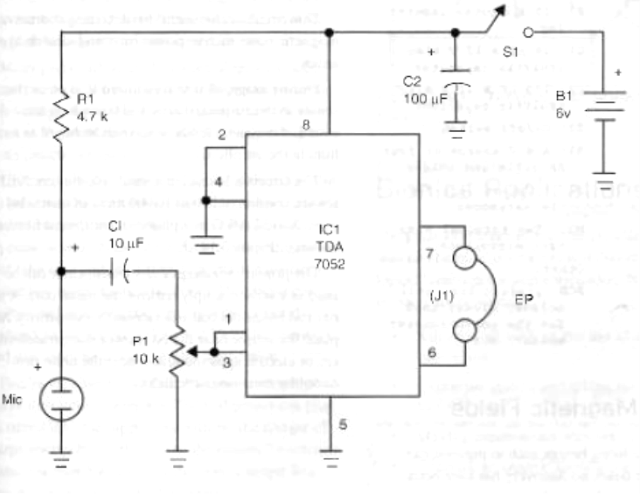 Figura 10 - Usando o TDA7052 IC
Figura 10 - Usando o TDA7052 IC