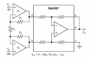 Figura 6 – Amplificador para instrumentação
