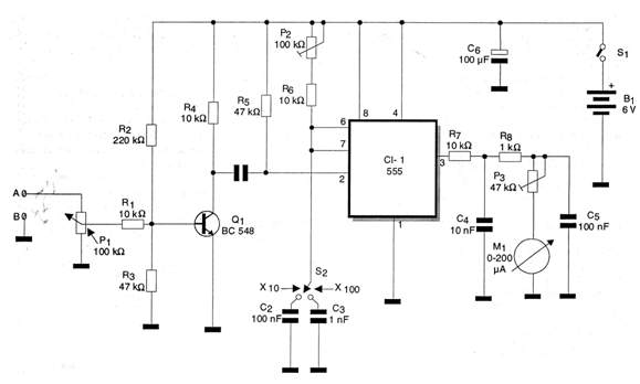 Figura 3 – Diagrama completo do frequencímetro
Figura 3 – Diagrama completo do frequencímetro