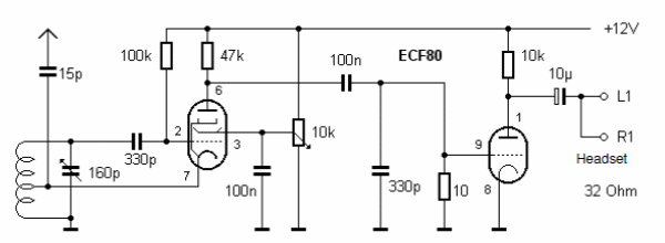 Figura 5 – receptor com saída em fone de 32 ohms (V1149)
