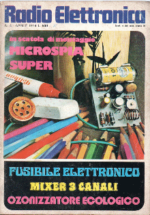 Figura 3 – Capa de uma Radio Elettronica italiana
Figura 3 – Capa de uma Radio Elettronica italiana