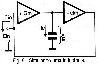 Figura 9 – Simulando uma indutância.
