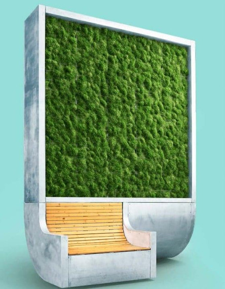 Figura 2: cidades alemãs como Dresden estão usando “paredes verdes” para absorver a poluição particulada. (Fonte: Green City Solutions)
Figura 2: cidades alemãs como Dresden estão usando “paredes verdes” para absorver a poluição particulada. (Fonte: Green City Solutions)