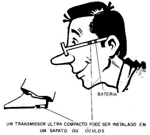 Locais ideias para tranmissores localizadores
