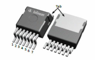 Figura 5 – O IMBG65R022M1H da Infineon para 194 A de corrente.
Figura 5 – O IMBG65R022M1H da Infineon para 194 A de corrente.