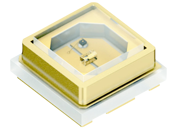 Figura 1 – O ams OSRAM OSLON® UV 3535 SU CULBN2.VC Low-Power UV-C LED
Figura 1 – O ams OSRAM OSLON® UV 3535 SU CULBN2.VC Low-Power UV-C LED