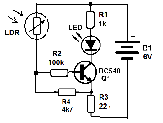 Figura 1 – Diagrama completo do sensor de luz
Figura 1 – Diagrama completo do sensor de luz