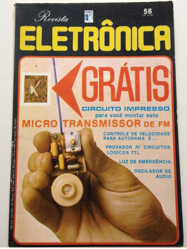 Figura 1 – A capa da revista onde ia colada a placa de brinde.
Figura 1 – A capa da revista onde ia colada a placa de brinde.