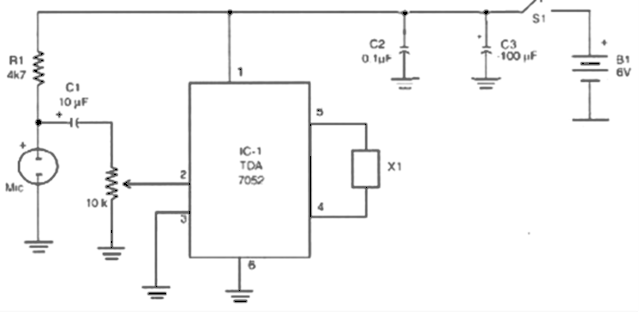 Figura 9 - Usando o TDA7052
Figura 9 - Usando o TDA7052
