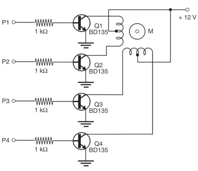 Figura 1 Circuito de blindagem padrão usando transistores bipolares.
Figura 1 Circuito de blindagem padrão usando transistores bipolares.