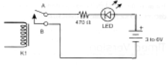 Figura 5 - Usando um LED para ajustar a sensibilidade.
Figura 5 - Usando um LED para ajustar a sensibilidade.