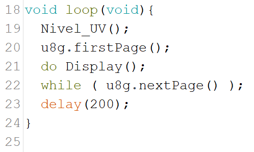 Figura 7: Código – void loop (fonte própria)
Figura 7: Código – void loop (fonte própria)