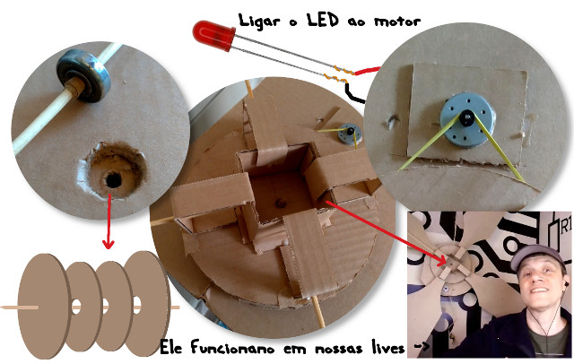 Vídeo 18, Como fazer o moinho de vento da MAQUETE