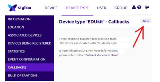 Figura 5 - Callbacks SigFox (fonte: livro IoT SigFox Com Edukit RedFox)
Figura 5 - Callbacks SigFox (fonte: livro IoT SigFox Com Edukit RedFox)