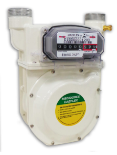 FIgura 2 - medidor de consumo de gás G4.0 do fabricante DAEFLEX, que disponibiliza saída pulsada (fonte da imagem: https://fgsbrasil.com.br/produto/medidor-de-gas-g-4-0/ )
