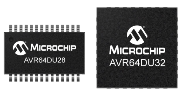 Figura 1 – Os microcontroladores AVR@DU da Microchip
Figura 1 – Os microcontroladores AVR@DU da Microchip