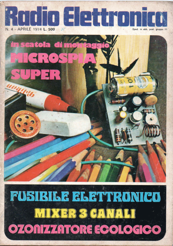 Figura 3 – Capa de uma Radio Elettronica italiana
Figura 3 – Capa de uma Radio Elettronica italiana