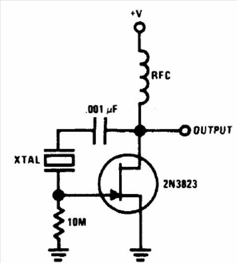 Oscilador Pierce a Cristal (CIR6013)