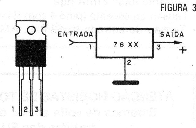 Figura 3 – Integrados da série 78xx
Figura 3 – Integrados da série 78xx