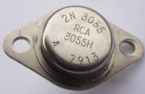 Figura 1 – O 2N3055 original em invólucro TO-3
