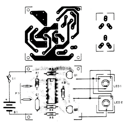 Figura 3 - Placa de circuito impresso usada no projeto
Figura 3 - Placa de circuito impresso usada no projeto